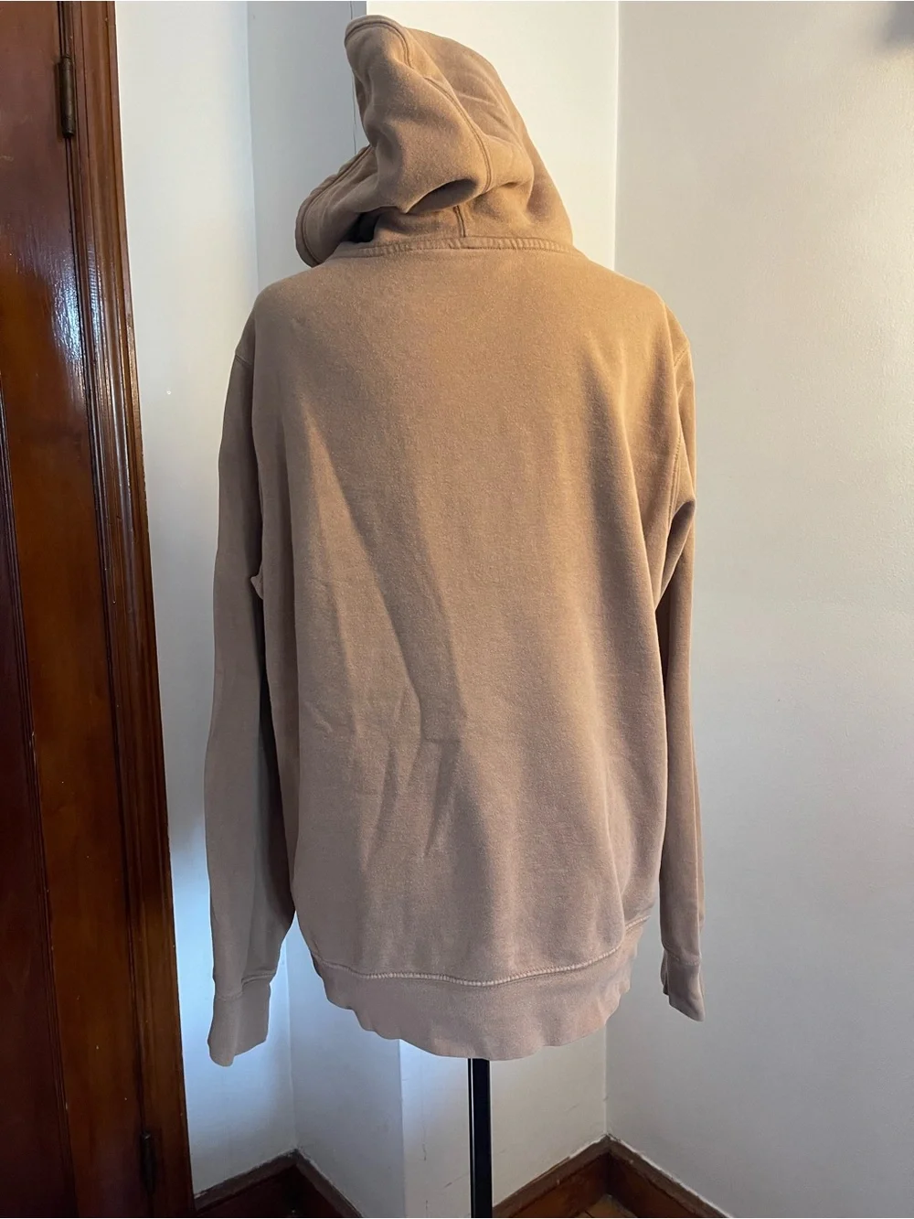 The North Face Men’s Tan Pullover Hoodie with White Logo